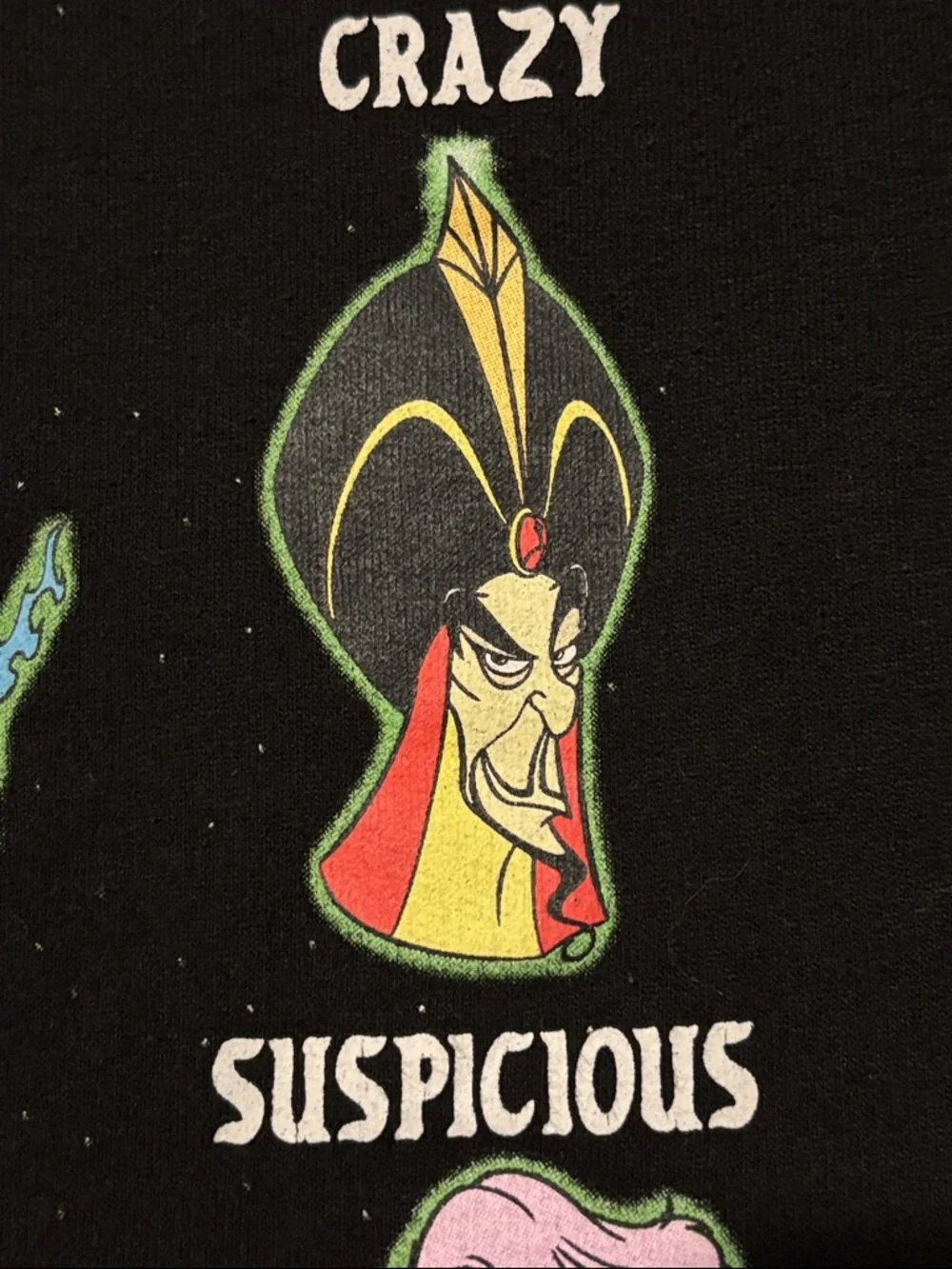 Disney > Black 'Villains Mood' Graphic Crewneck Sweatshirt - Size XXXL 21 - Picture 7 of 12